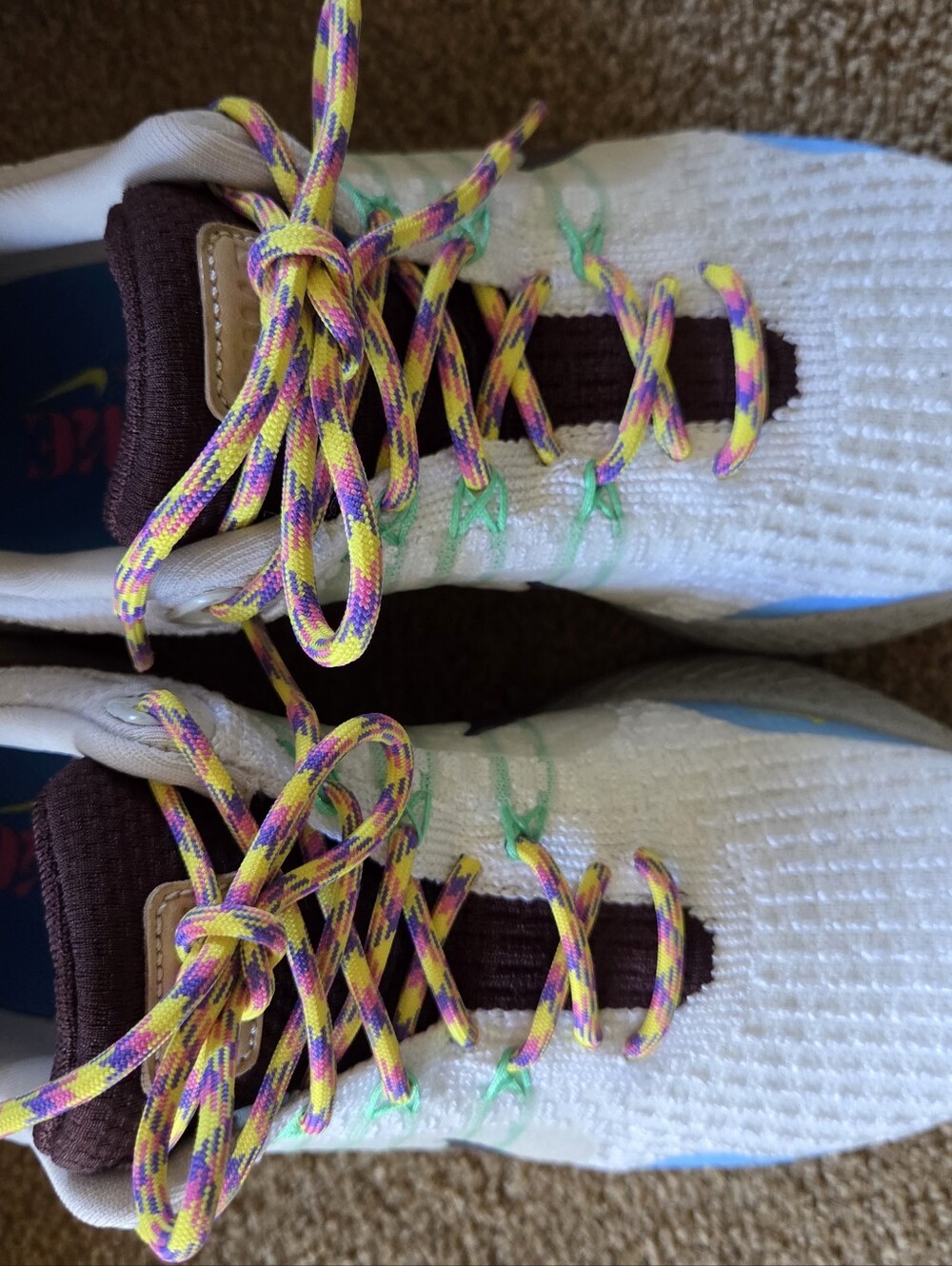 Nike React Infinity Run Flyknit 3 Womens Size 8.5 (Mens 7) Sail Pink Light Bone - Picture 3 of 8